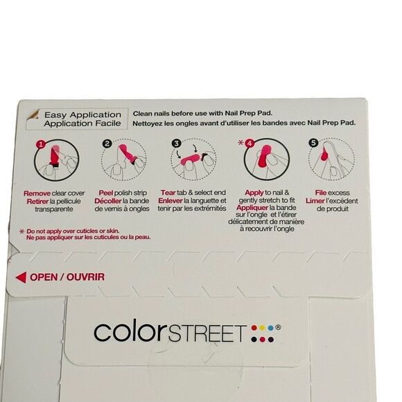 3/$20💘 Color Street Nail Polish Strips in Poppy That - Picture 11 of 12